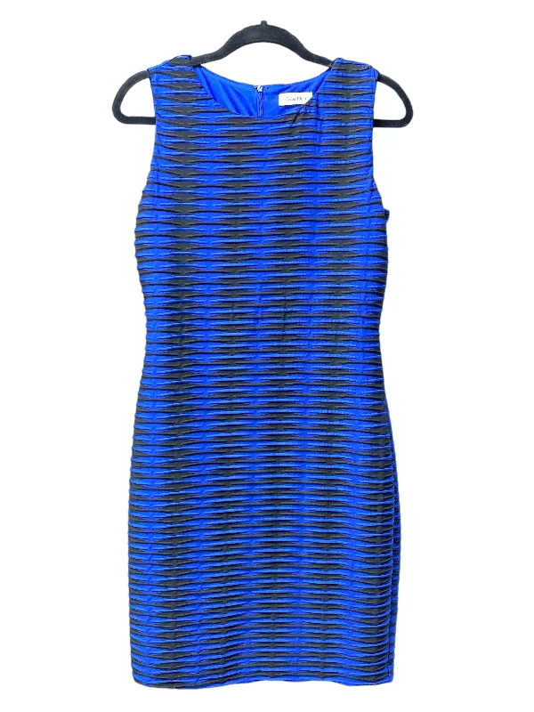 Mega Deal Black & Blue Dress Casual Short Calvin Klein, Size 6