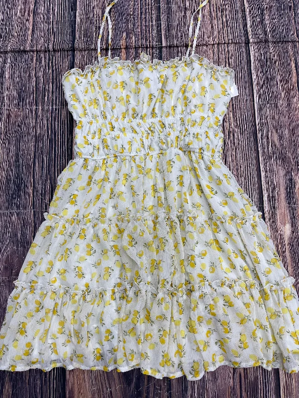 Super Bargain White Dress Casual Short Altard State, Size L