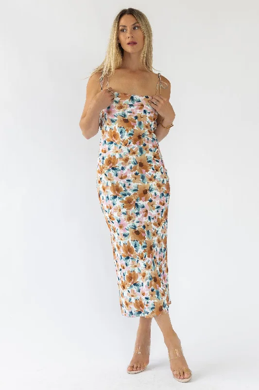 Weekend Deal Gemma Floral Cami Cowl Back Dress