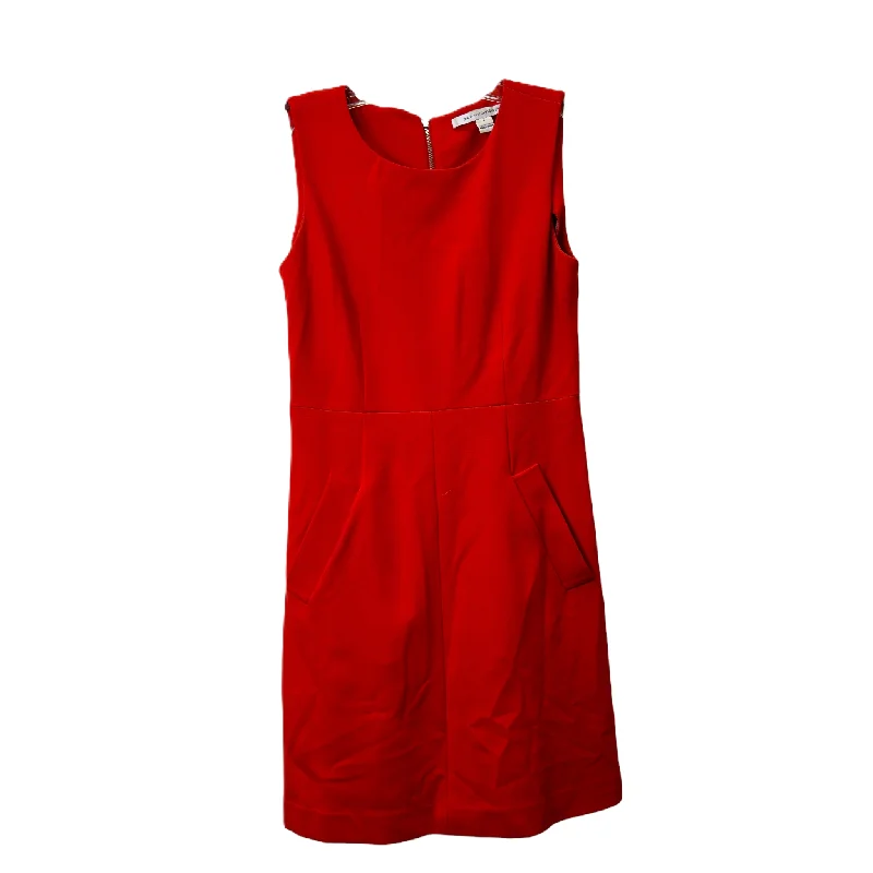 Special Buy Red Dress Casual Short By Diane Von Furstenberg, Size: S