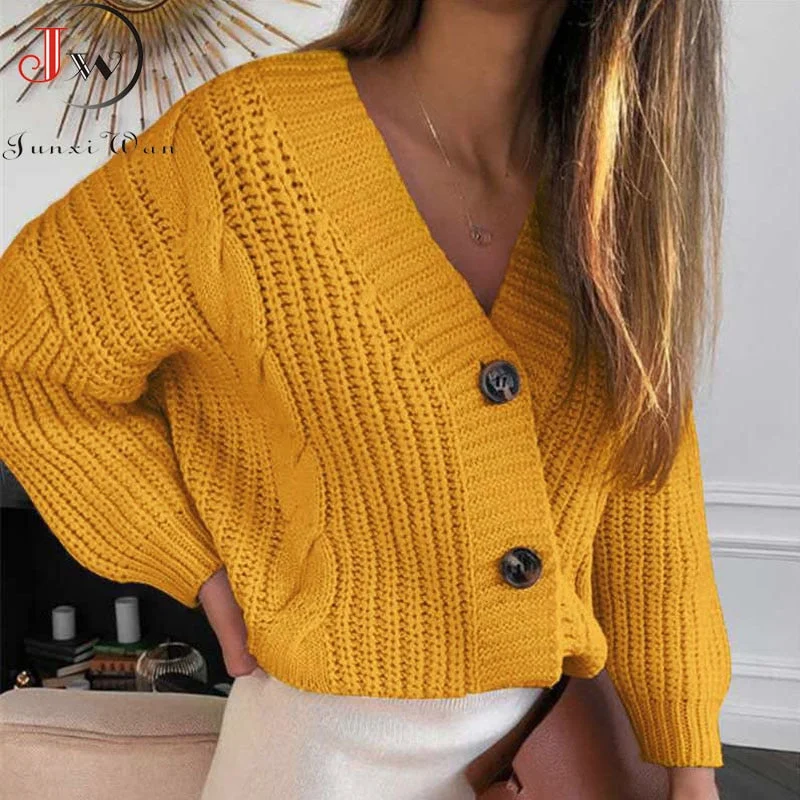 Discount Mania Awakecrm Christmas Gift Women Short Cardigan Knitted Sweater Autumn Winter Long Sleeve V neck Jumper Cardigans Casual Streetwear Fashion Pull Femme Coat Discount Mania Awakecrm Christmas Gift Women Short Cardigan Knitted Sweater Autumn Winter Long Sleeve V neck Jumper Cardigans Casual Streetwear Fashion Pull Femme Coat