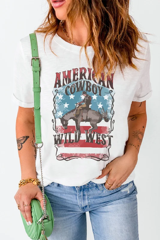 Low Prices AMERICAN COWBOY WILD WEST Tee Shirt