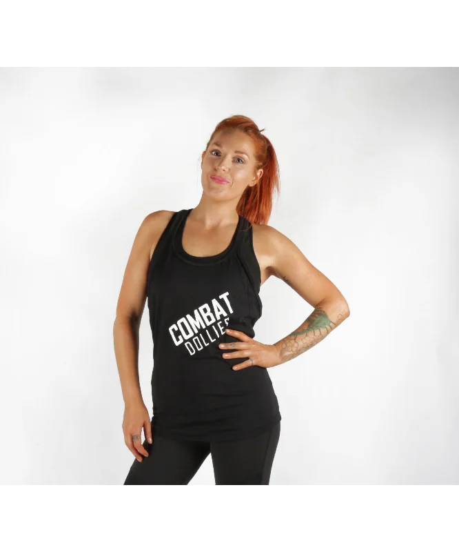 Exclusive Preview Combat Dollies T-Back Tank Top Black