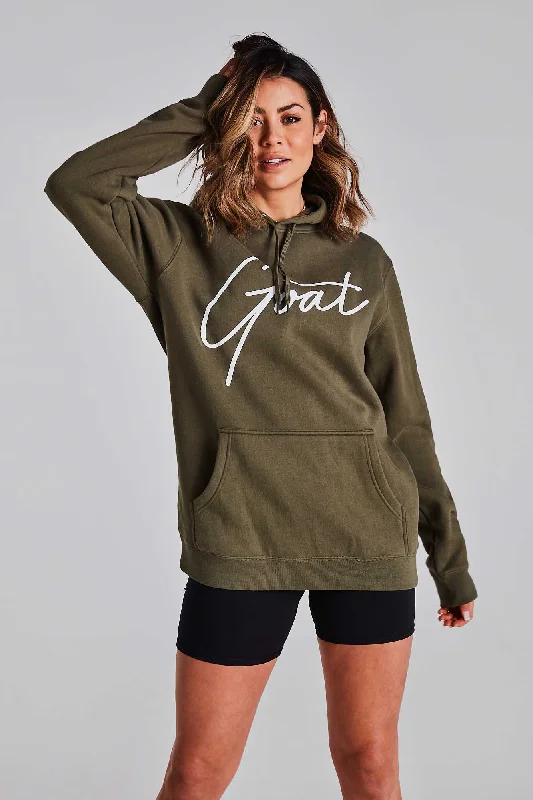 Season Finale Sale Khaki GOAT Signature Hoodie (UNISEX)