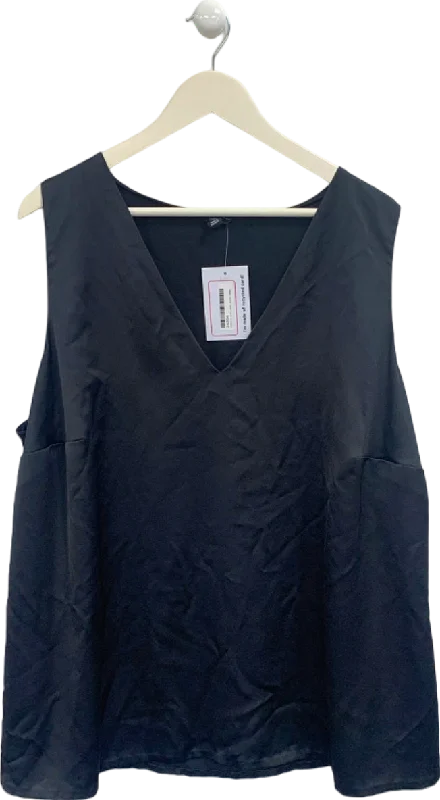 Special Savings River Island Black Sleeveless Top UK 26