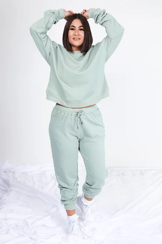 Markdown Madness Sugar Jumper - Mint Green