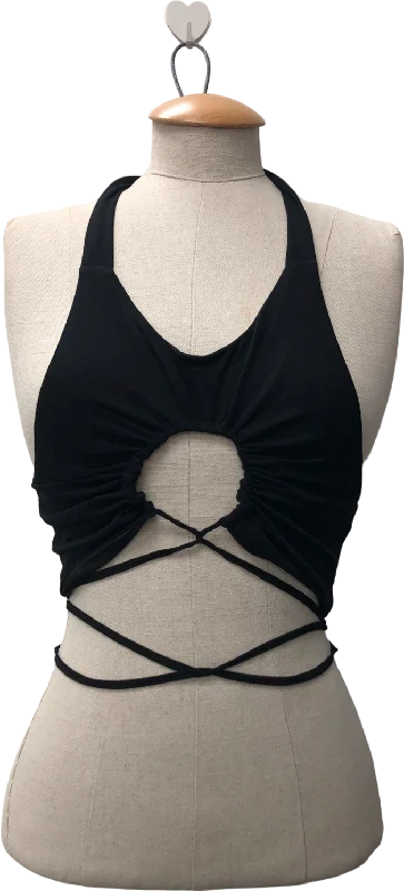 Weekend Flash Sale Tiger Mist Black Cynthia Top UK XS