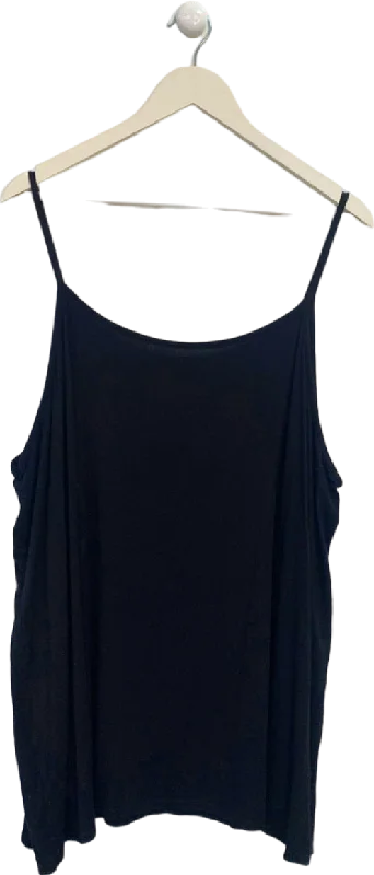 Super Savings Black Camisole Top UK XXL
