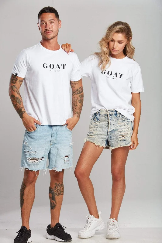 Savings Alert WHITE GOAT CLASSIC T-SHIRT (UNISEX)