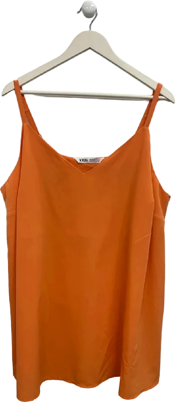 Online Exclusive Yours Orange Cami Top UK 22-24