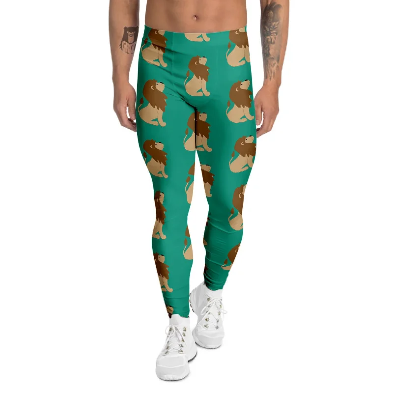 Price Rollback Baby Lion Print Pattern Men's Leggings