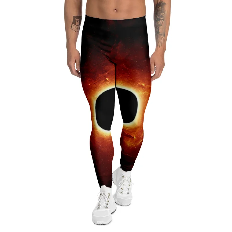 Special Promotion Black Hole Scientific Print Men's Leggings