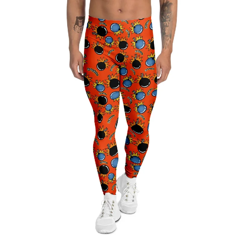 Buy Now Bomb Bamm Print Pattern Men's Leggings
