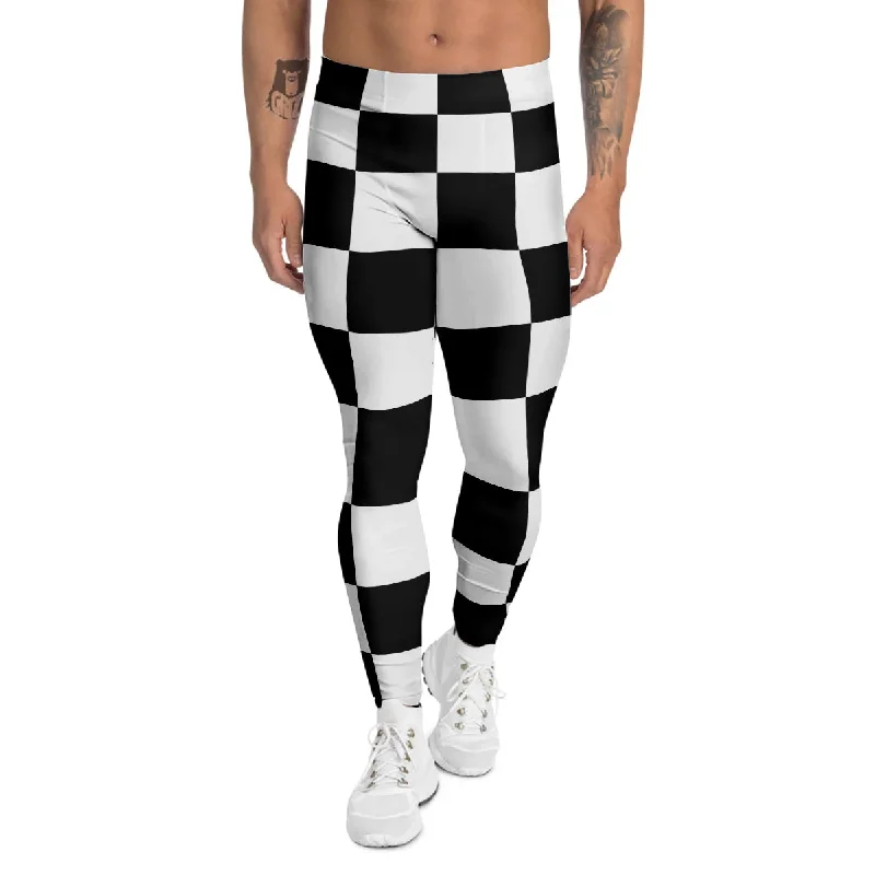 Today’s Special Chessboard Sphere Print Men's Leggings