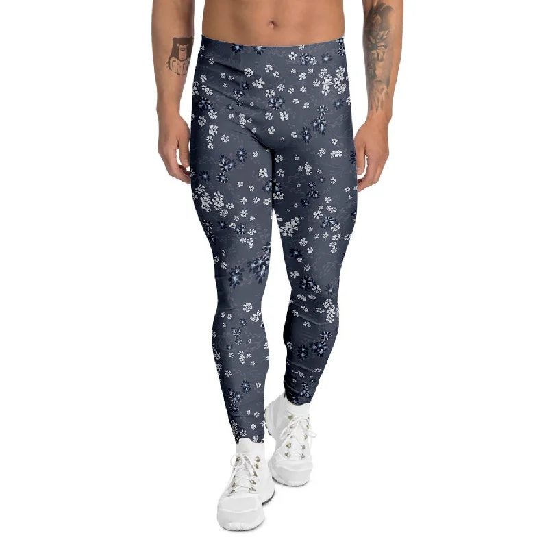 Today Only Chintz Floral Vintage Print Pattern Men's Leggings