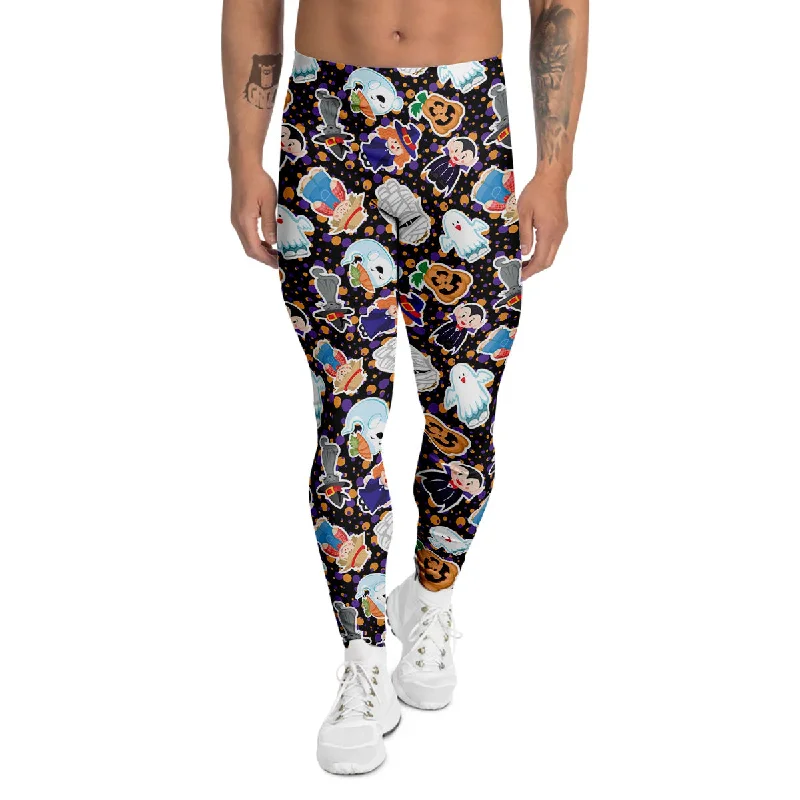Special Offer Cute Halloween Print Pattern Men's Leggings