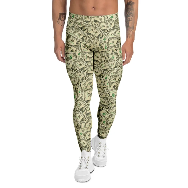 Exclusive Offers Dollars Vintagecolor Print Men's Leggings