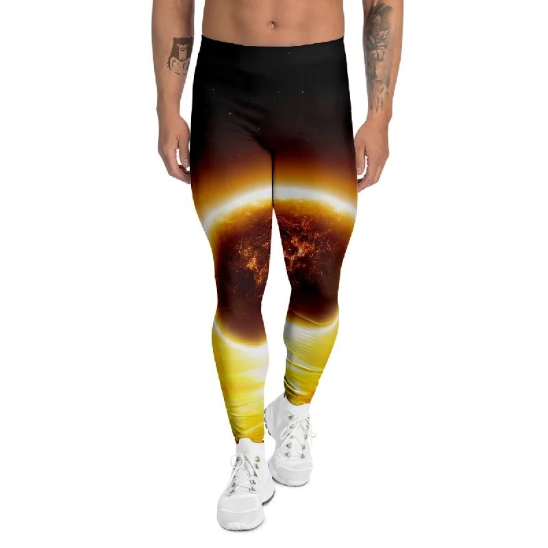 Limited Availability End Of The Planet Apocalyptic Print Men's Leggings