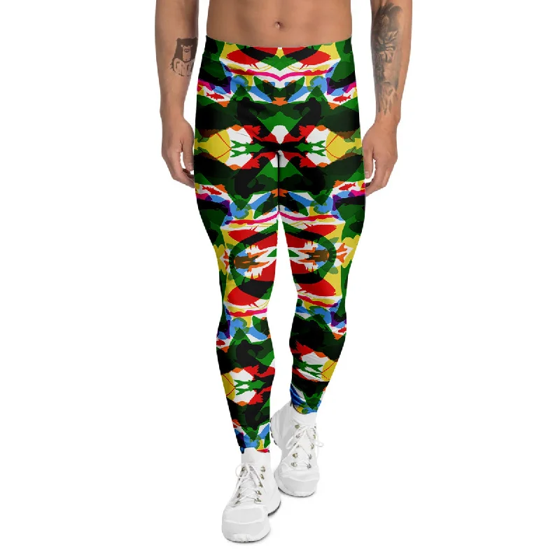 Today’s Special Fish Colorful Abstract Print Pattern Men's Leggings