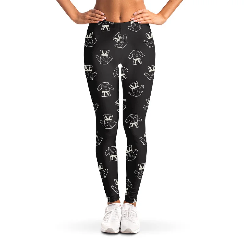 Instant Discount Karate Gi Pattern Print Women's Leggings