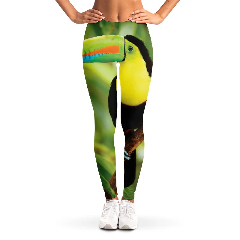 Don't Wait Keel-Billed Toucan Print Women's Leggings