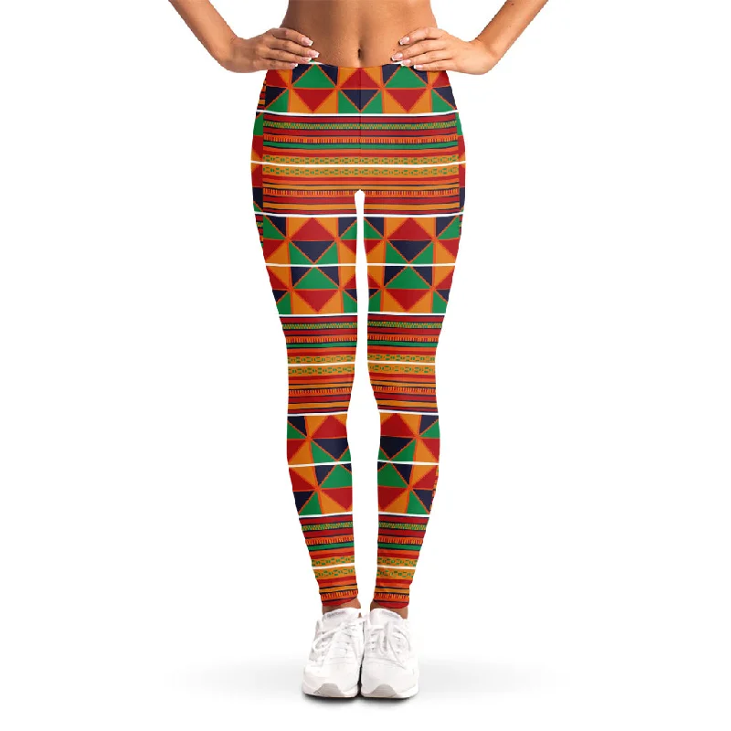 Lowest Prices Kente Pattern Print Women's Leggings