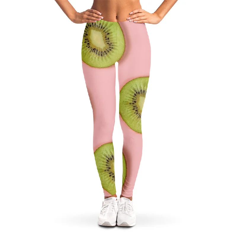 Buy More, Save More Kiwi Slices Pattern Print Women's Leggings