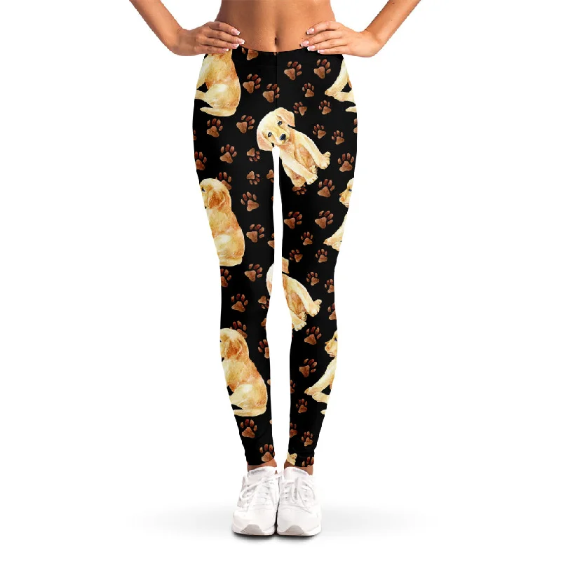Low Prices Labrador Retriever Puppy Pattern Print Women's Leggings