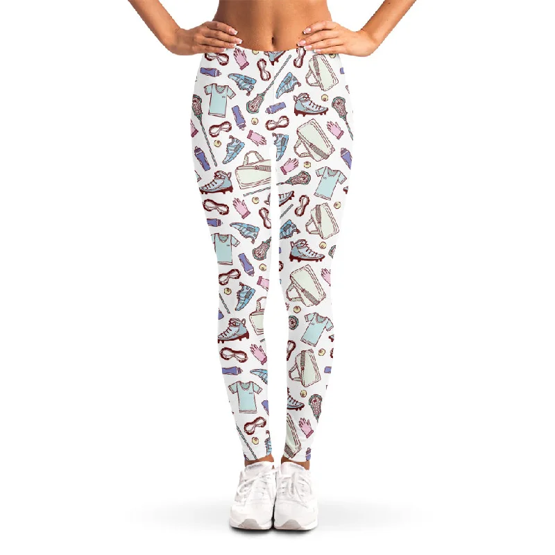 Early Access Lacrosse Sport Pattern Print Women's Leggings