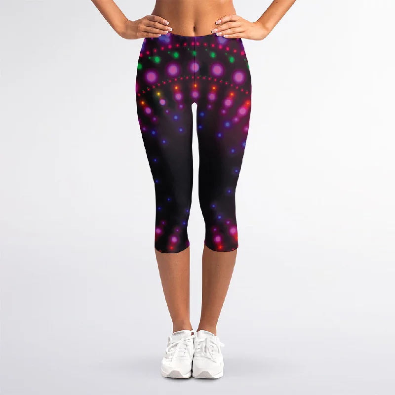 Price Break Light Mandala Print Women's Capri Leggings