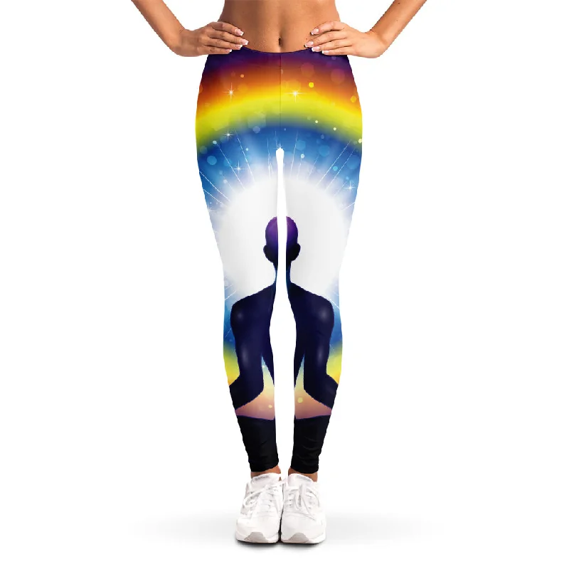 Huge Discounts Light Of Seven Chakras Print Women's Leggings