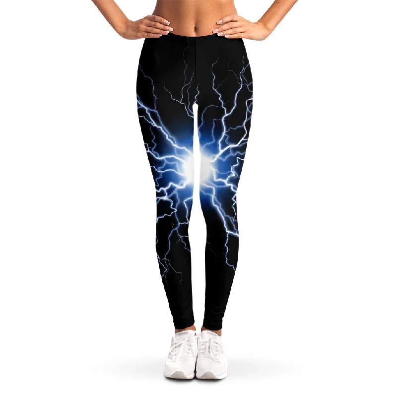 Limited Availability Lightning Spark Print Women's Leggings