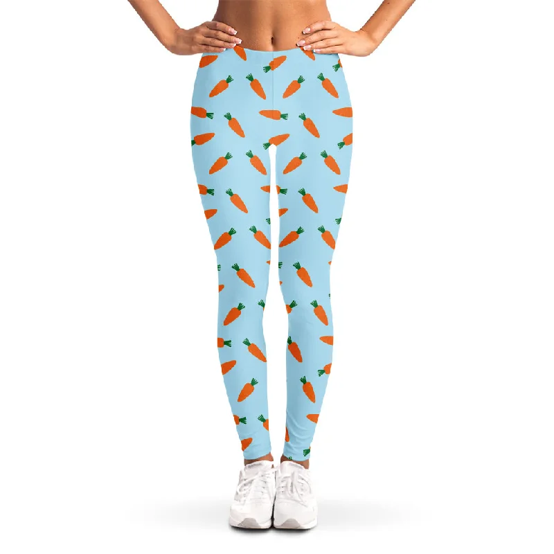 Can't Be Beat Little Carrot Pattern Print Women's Leggings