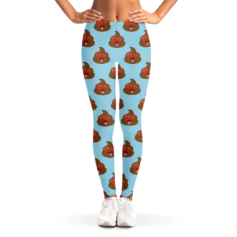 Price Drop Alert Lovely Poop Pattern Print Women's Leggings