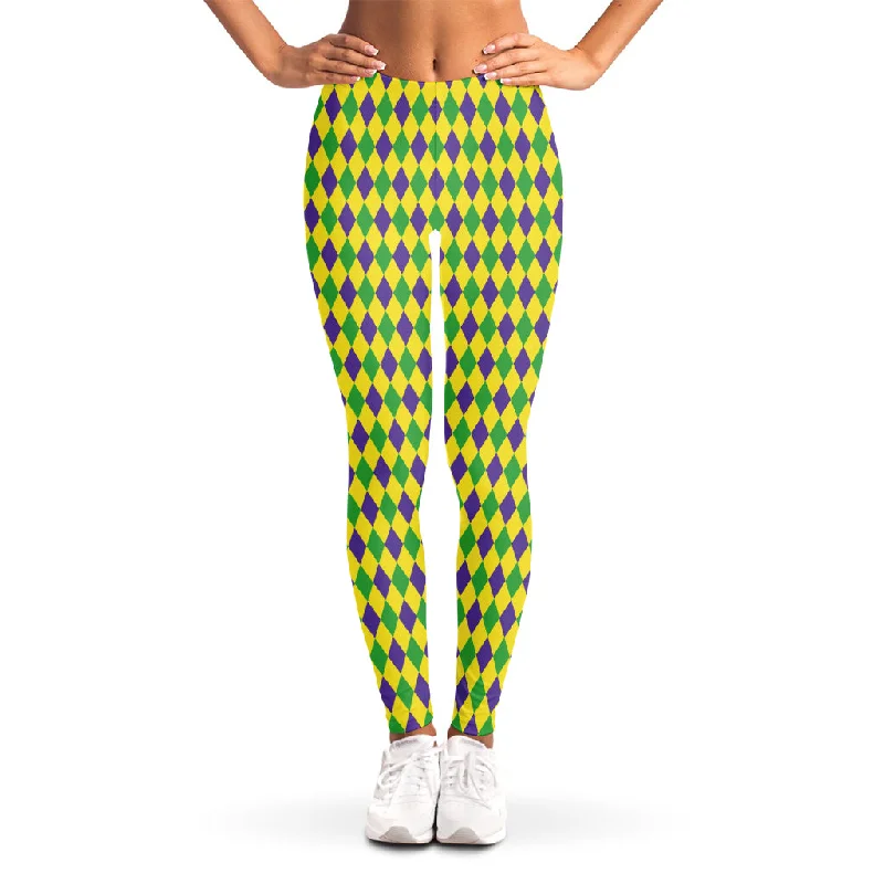 Fantastic Deals Mardi Gras Fat Tuesday Pattern Print Women's Leggings