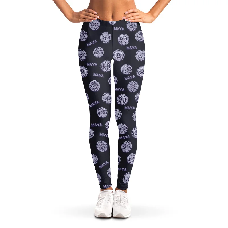 Sale Event Maya Symbol Pattern Print Women's Leggings