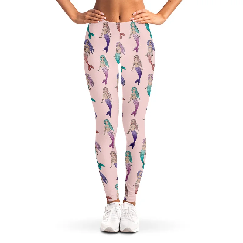 Deep Discounts Mermaid Girls Pattern Print Women's Leggings