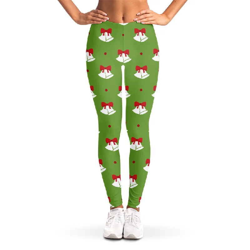Buy Now Merry Christmas Bells Pattern Print Women's Leggings