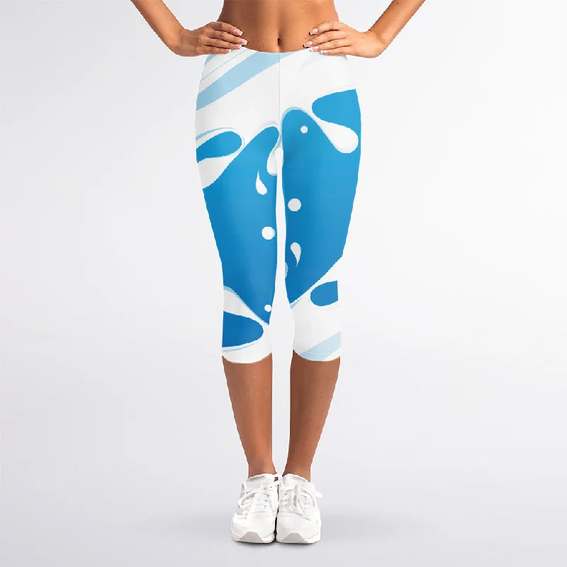 Epic Deals Milk Print Women's Capri Leggings