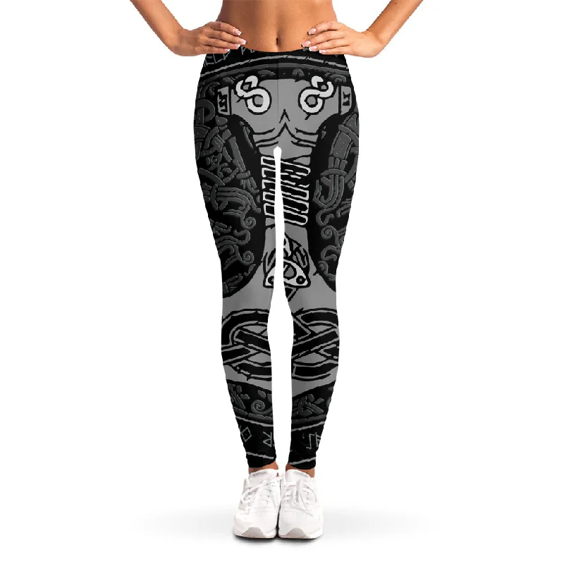Flash Sale Mjolnir Hammer Of Thor Print Women's Leggings
