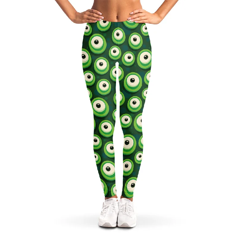 Fantastic Deals Monster Eyes Pattern Print Women's Leggings