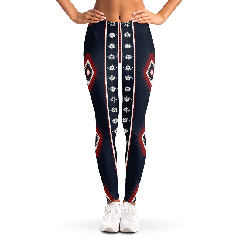 Exclusive Deal Native Tribal Navajo Pattern Print Women's Leggings