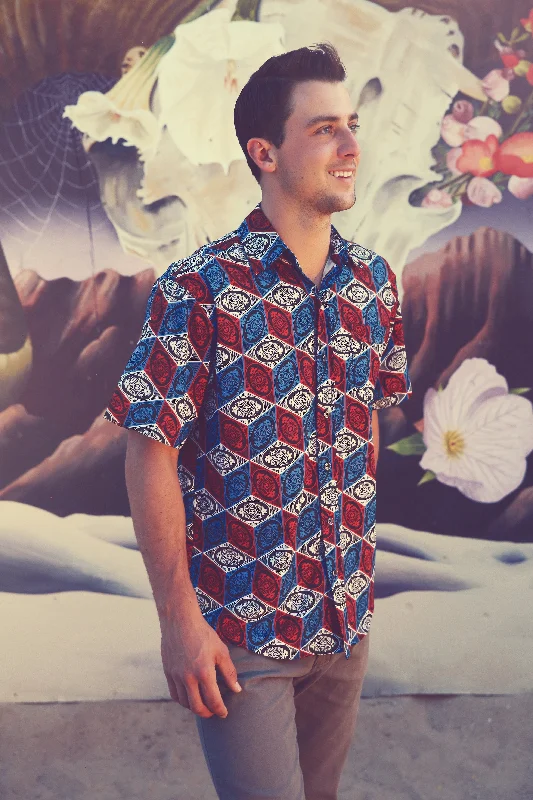Super Bargain Americana Grateful Dead Dress Shirt