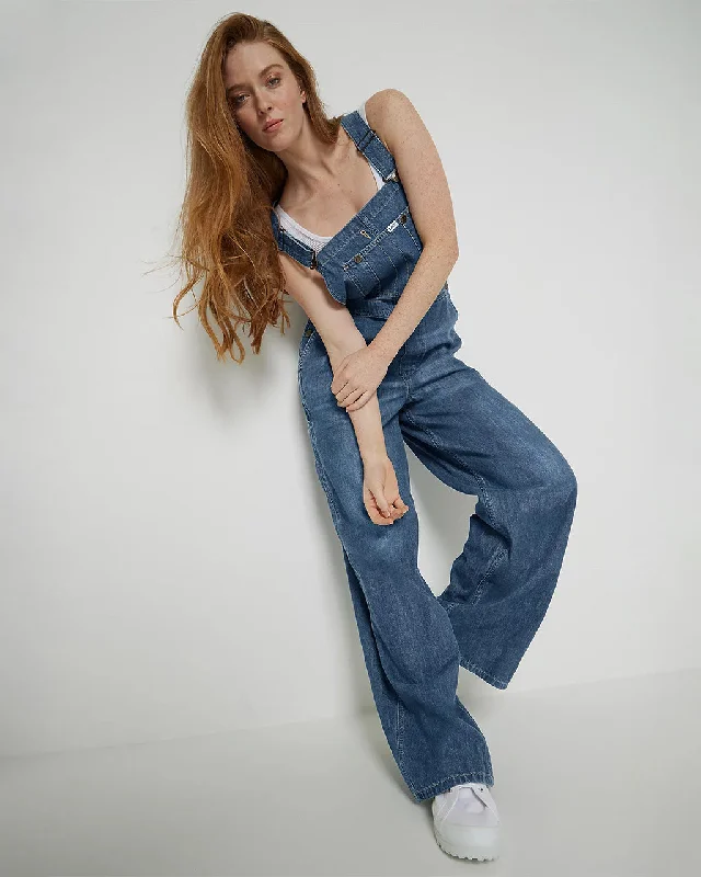 Blowout Deals Bib Overalls - Mid Cascade