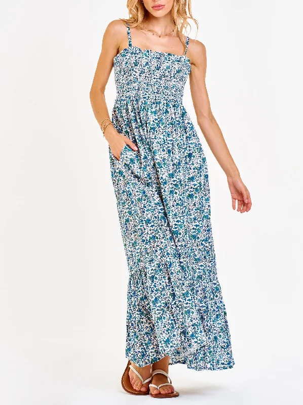 Online Exclusive CAITLYN SMOCKED BODICE DRESS FELICITY