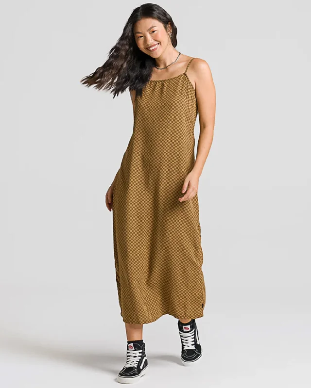 Overstock Camden Slip Dress - Sepia