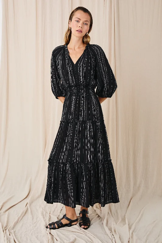 Hurry In CATERINE DRESS - BALBOA STRIPE