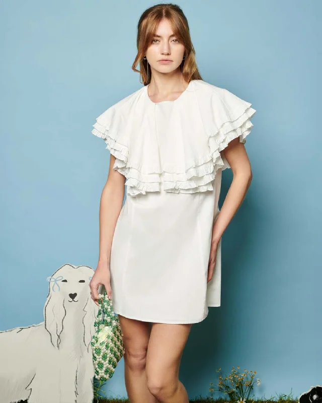 Special Savings Collie Mini Dress - Pearled Ivory
