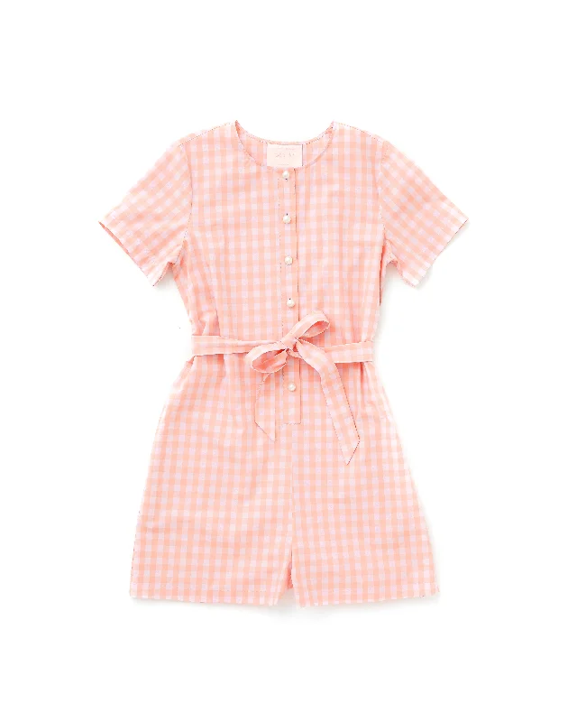 Limited Quantity Easy Romper - Picnic Plaid