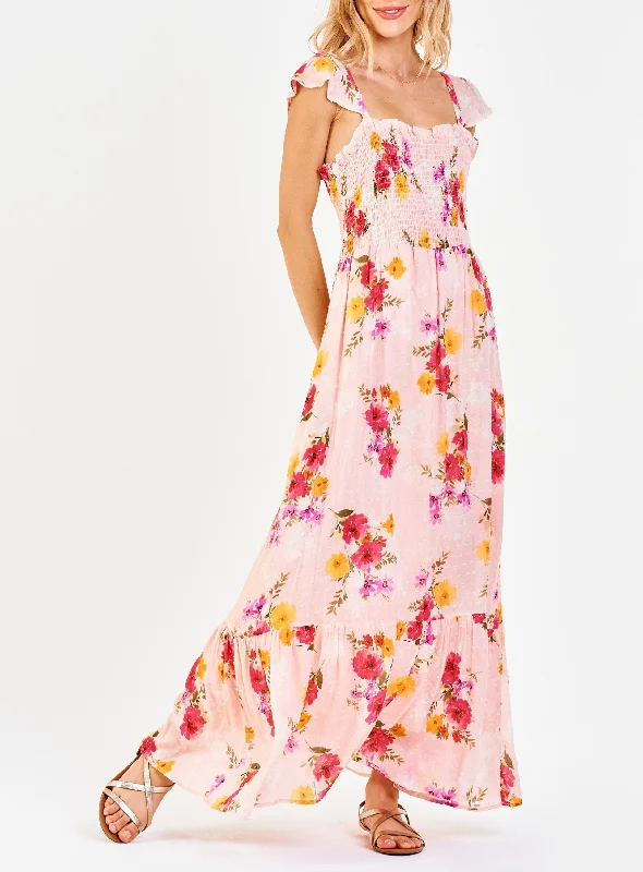 Price Smash EMILIE RUFFLE DRESS SWEET GARDEN